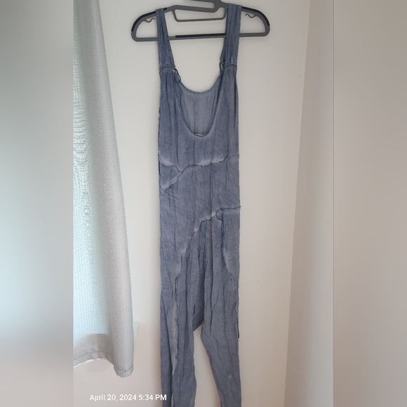 Free People Act Natural shapeless romper - Picture 7 of 7